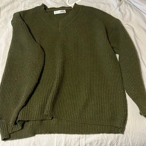 Olive green, sweater